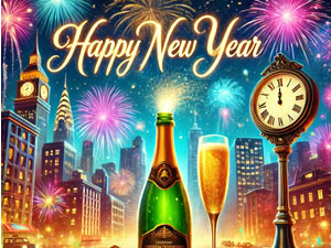 New Years Eve Word Search
