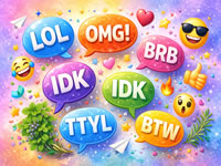 Texting Abbreviations Word Search